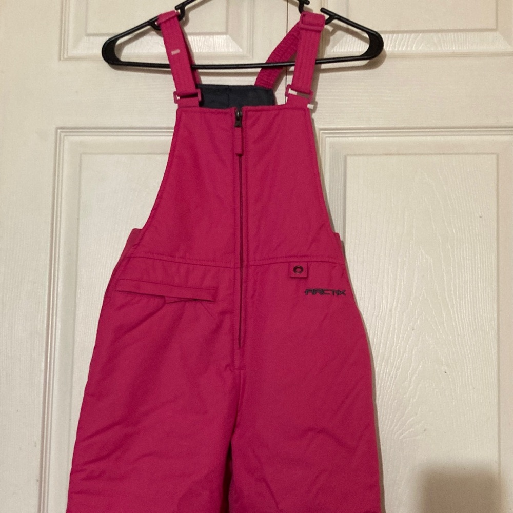 Girls L pink snow pants